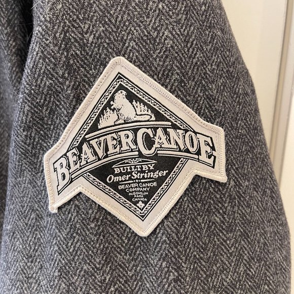Grey Duck Down Parka Winter Jacket from Roots Beaver Canoe - Picture 4 of 7